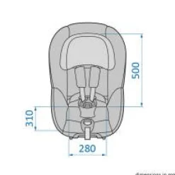 Mica Pro Eco i-Size inkl. babyindsats - authentic black