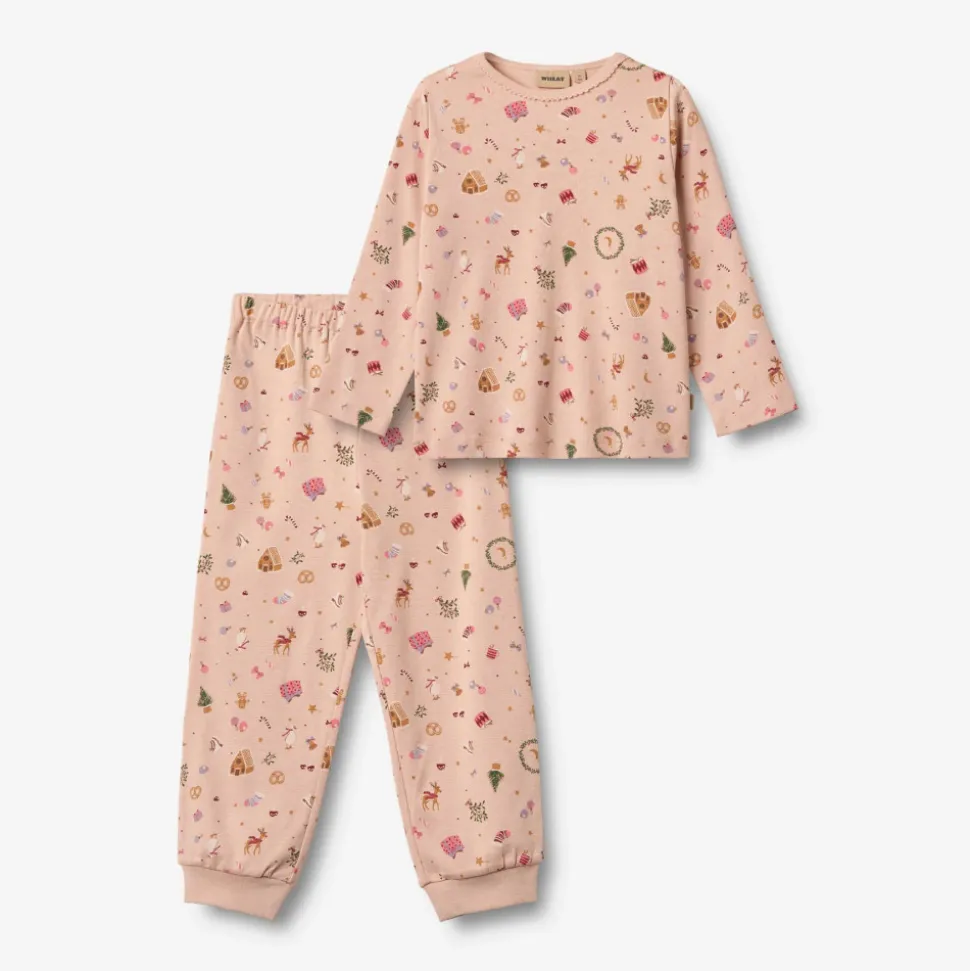 Mila Picoting Nattøj - Rose Dust Holiday