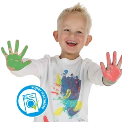 Min første - Fingermaling med forklæde