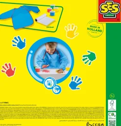 Min første - Fingermaling med forklæde