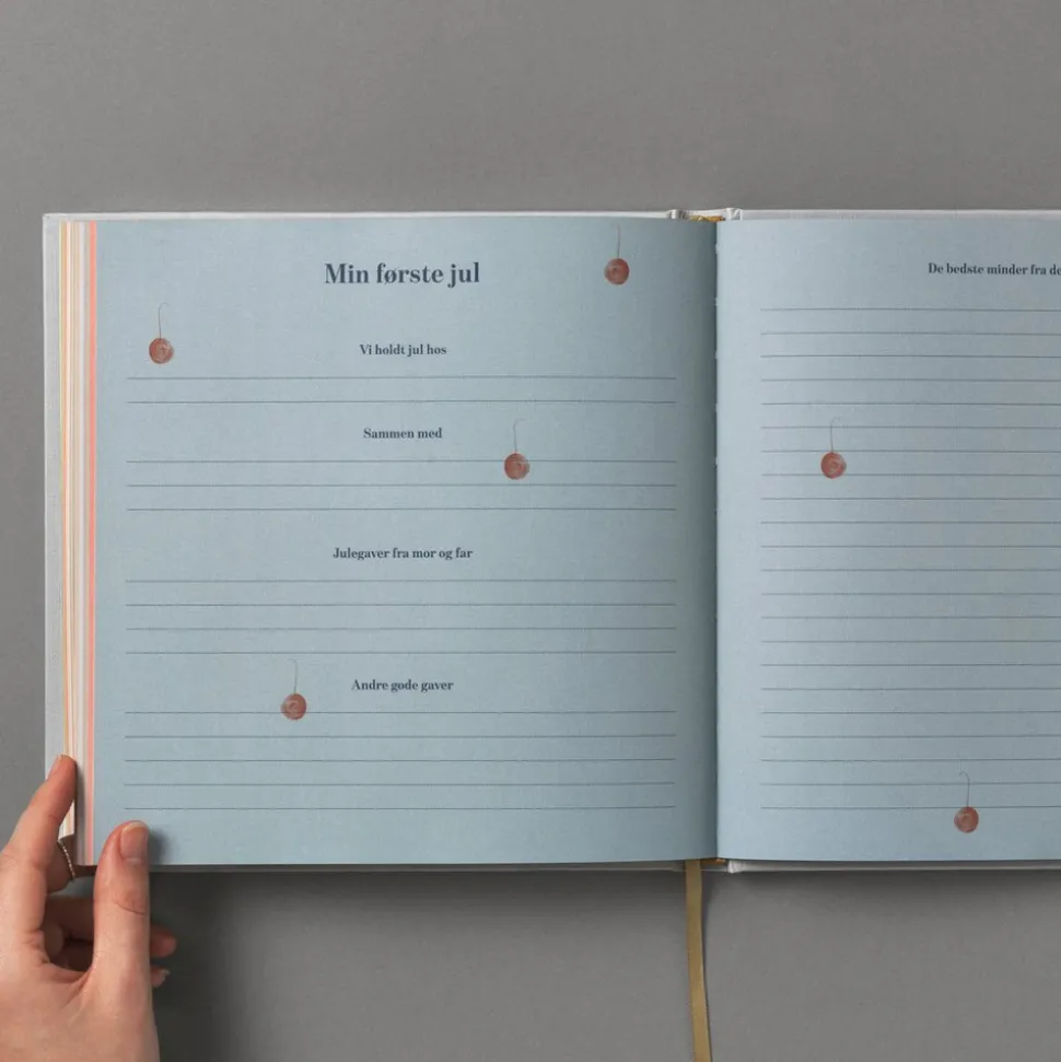 Mine første år - blå