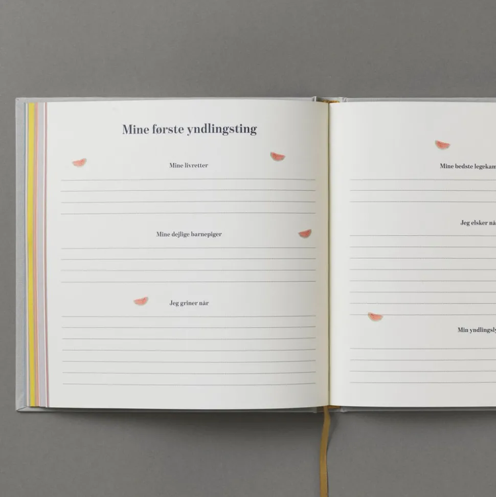 Mine første år - blå