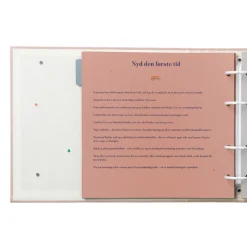 Mine første år - Minder Og Gemmer - rosa