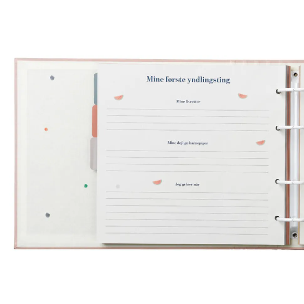 Mine første år - Minder Og Gemmer - rosa