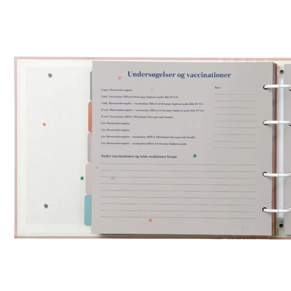 Mine første år - Minder Og Gemmer - rosa