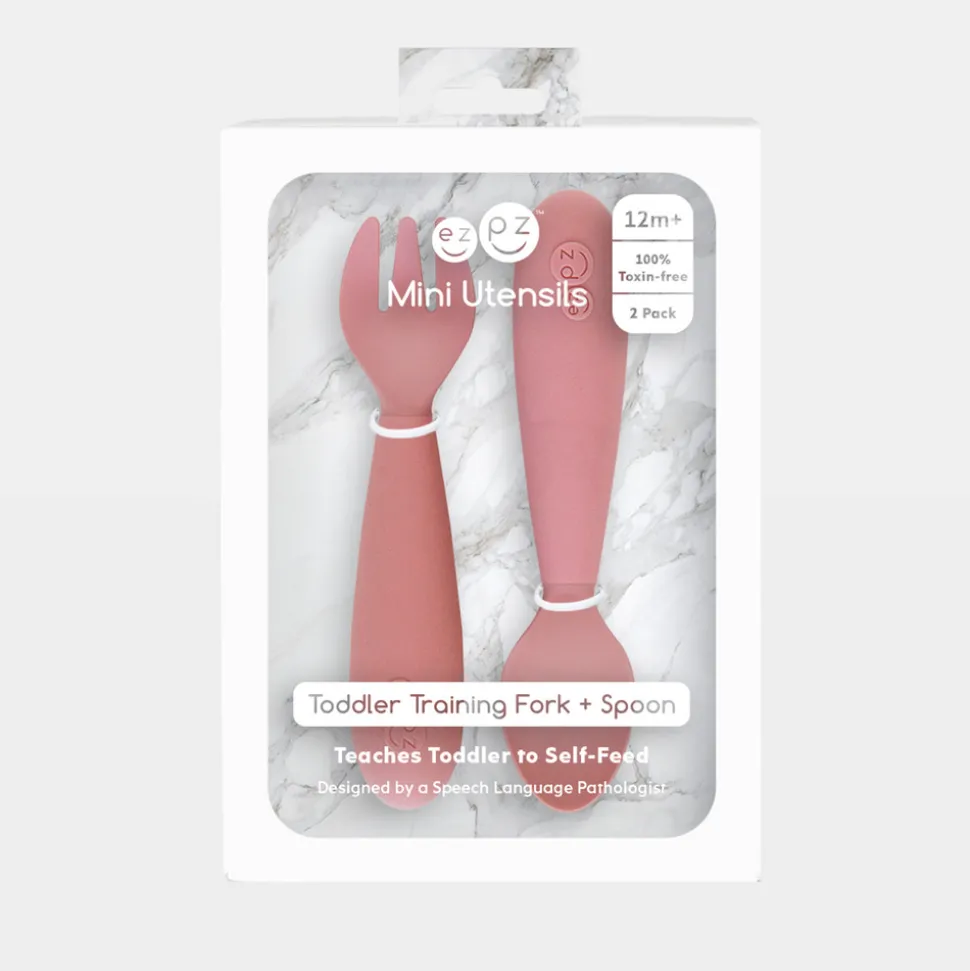 Mini bestiksæt - støvet rosa