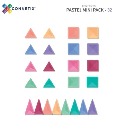 Mini Pack - magnetsæt 32 dele - pastel
