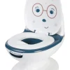 Mini size toilet bear blue