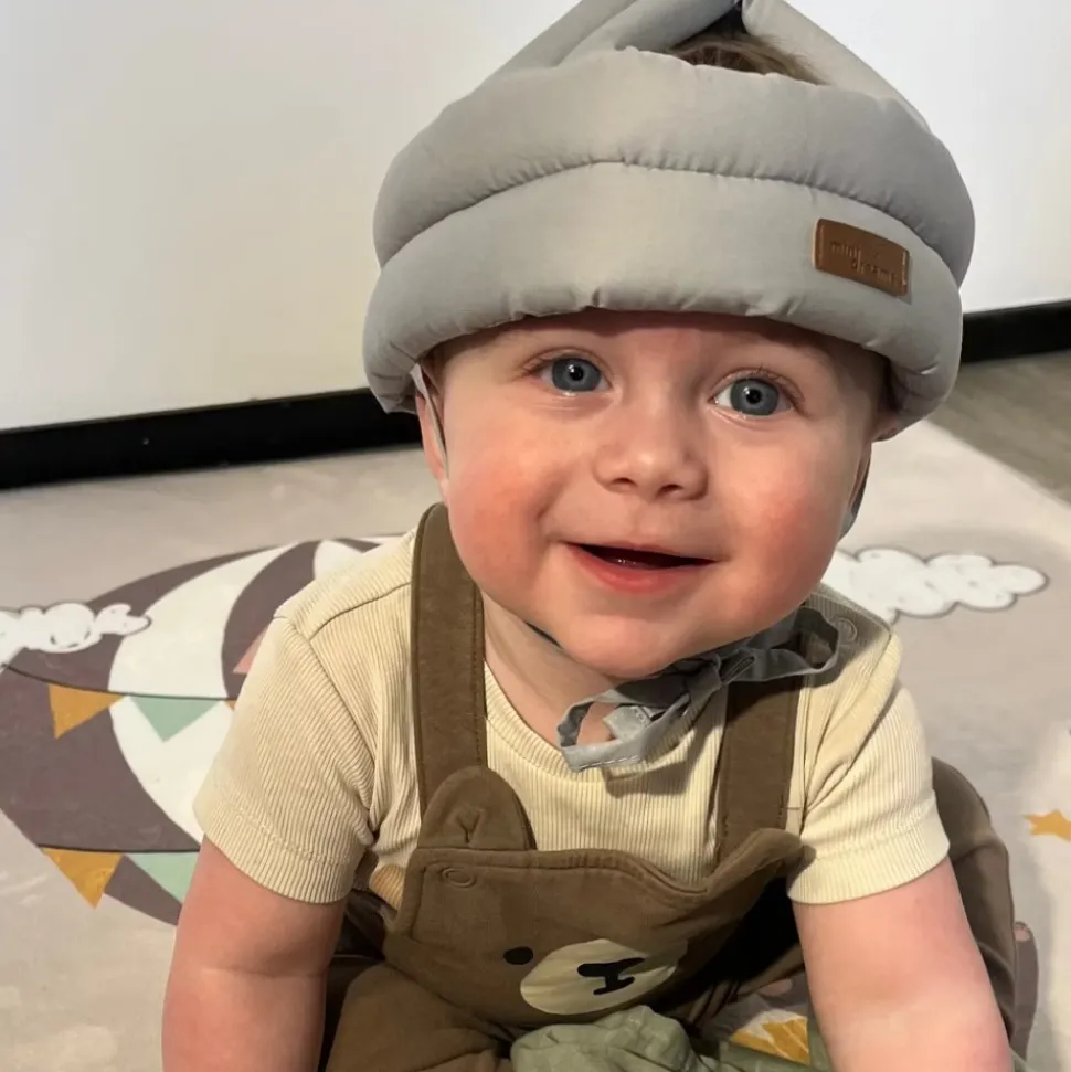 MiniDreams MiniDreams Hovedbeskyttelses hjelm baby grå