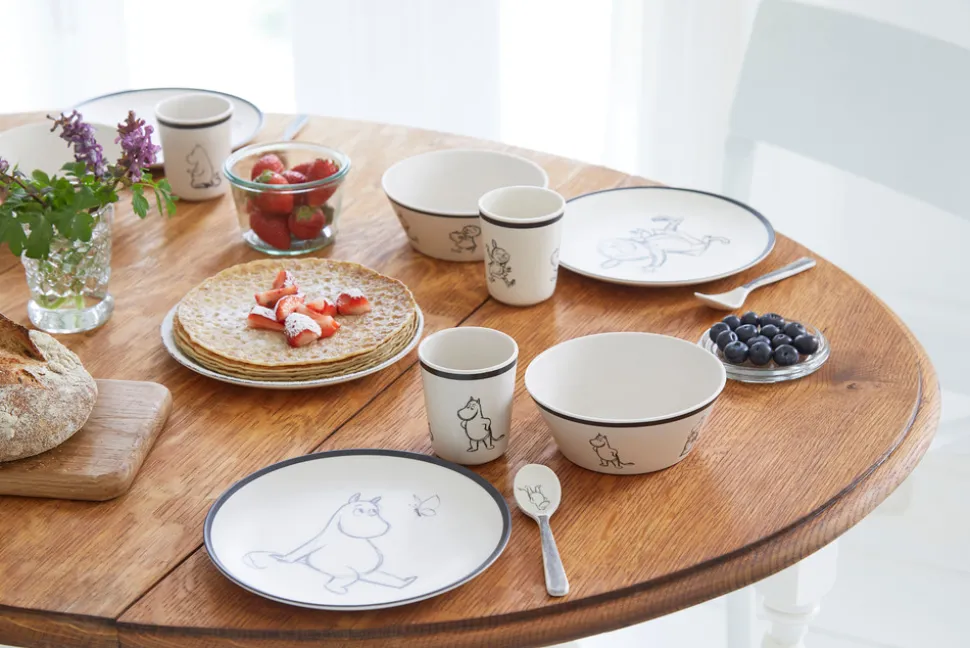 Moomin Melamine 5 pcs Mealtime set