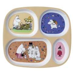 Mumi 4 delt tallerken