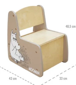 Mumi Stol med Opbevaring