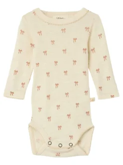 Nalu Uld Langærmet Body - Turtledove