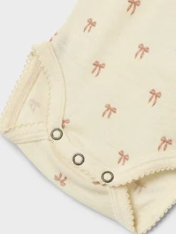 Nalu Uld Langærmet Body - Turtledove