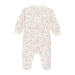 Natdragt med lynlås og fod - Misty Rose