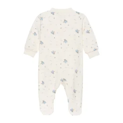 Natdragt med lynlås og fod - Ashley Blue