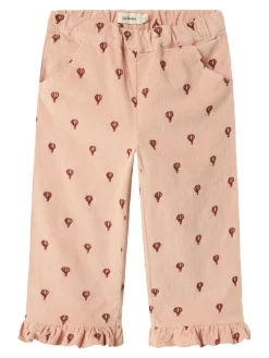 Nelly Cord Straight Bukser - Cameo Rose