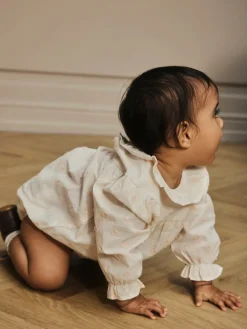 Nethe Langærmet Løs Body - Pastel Parchment