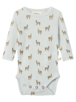 Noel Nor Uld Langærmet Body - Gray Dawn