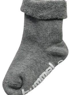 Non Slip Sokker - Grey Melange