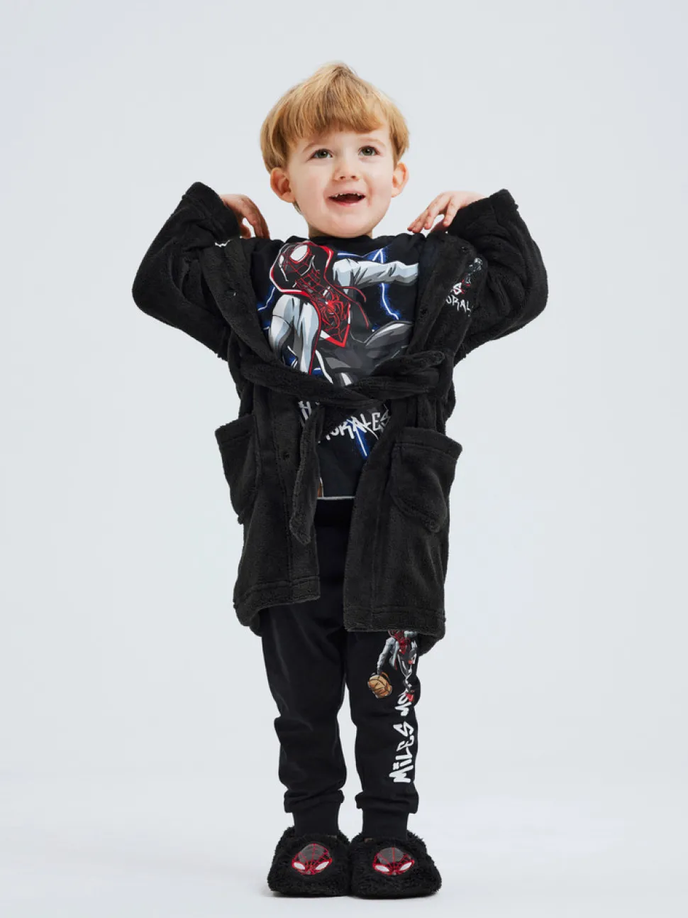 Nothello Spiderman badekåbe - Black 98