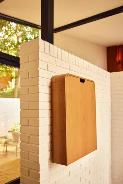 Nova væghængt Puslebord, eg