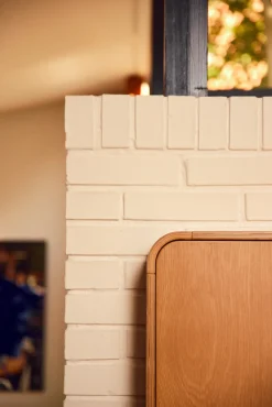 Nova væghængt Puslebord, eg