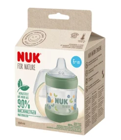 NUK for Nature Learner Bottle Silicon - Grøn