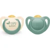 NUK Sut - for Nature Latex S1 Grøn (2-pak)