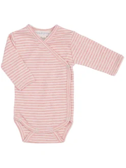 Nyfødt Slå-om Body - Coral/Offwhite