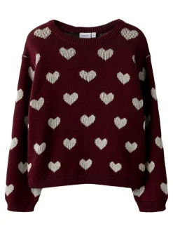 Oana Striktrøje - Burgundy