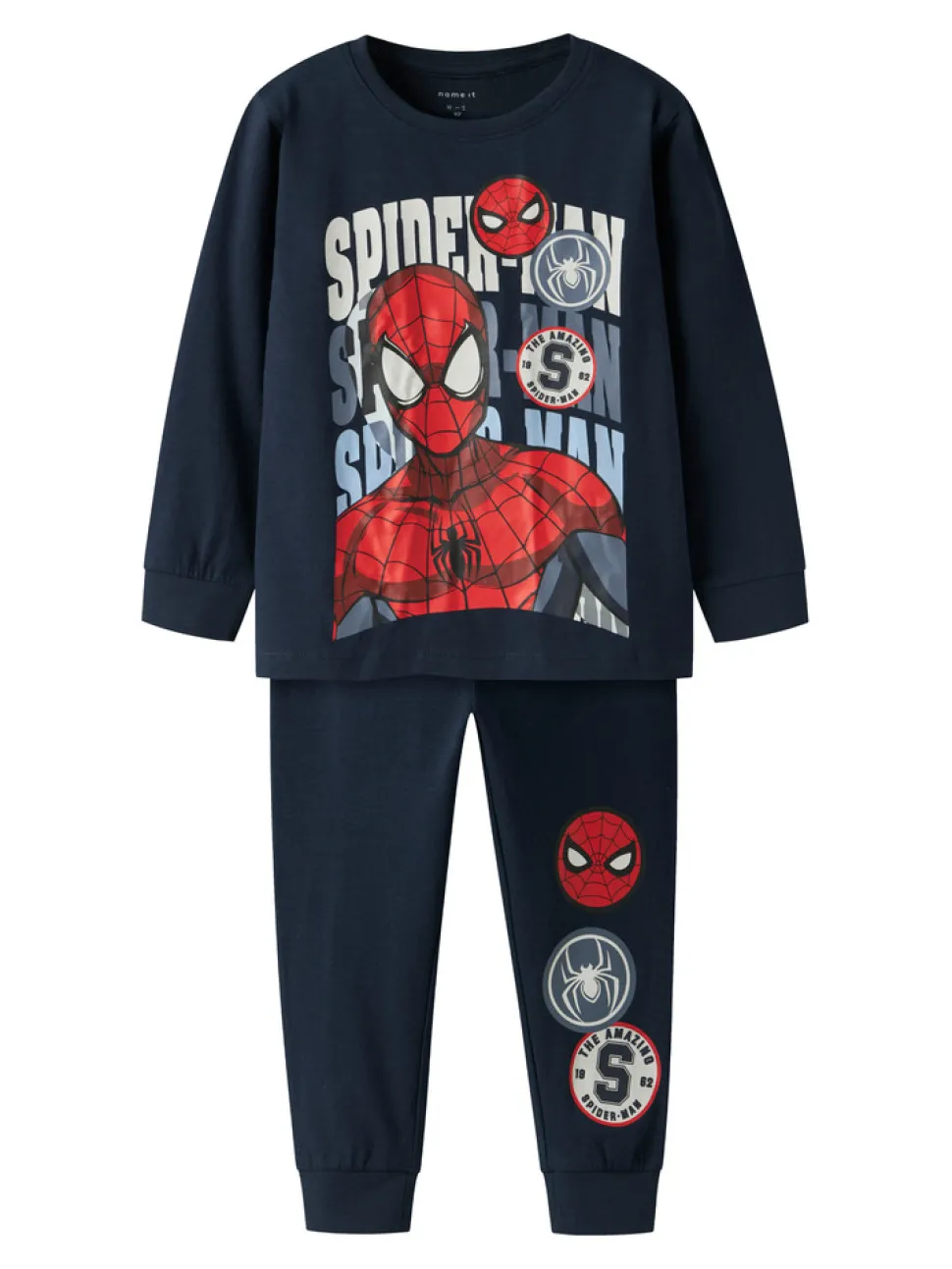 Octi Spiderman Nattøj Sæt - Navy Blazer