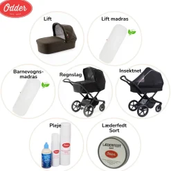 Odder Musthaves + Lift (dark brown) pakke