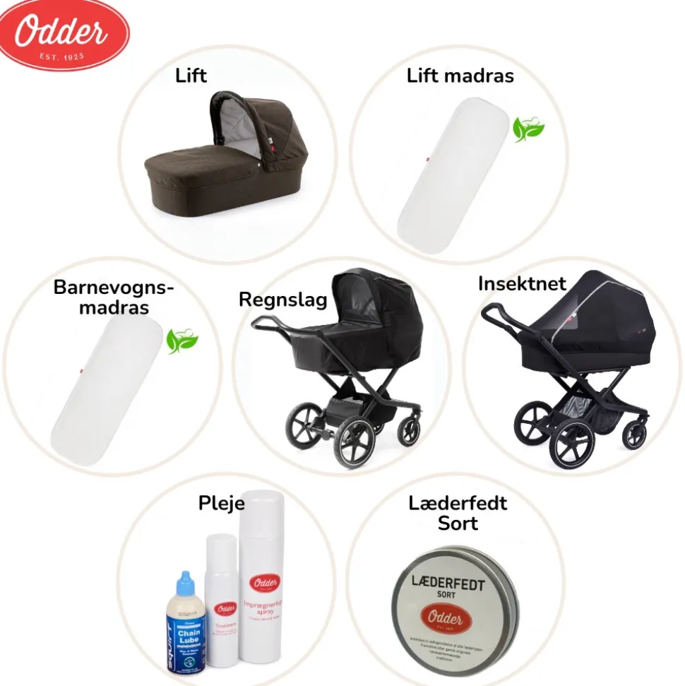 Odder Musthaves + Lift (dark brown) pakke