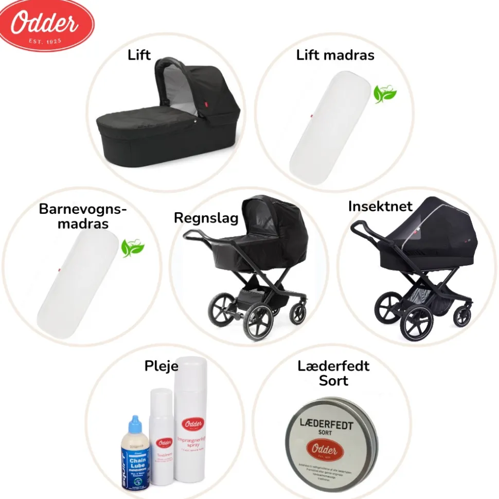 Odder Musthaves + Lift (sort) pakke