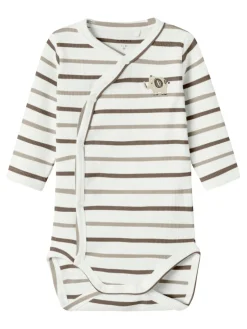 Ofant Langærmet Wrap Body - Cloud Dancer