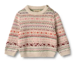Olga Jacquard Pullover - Multi