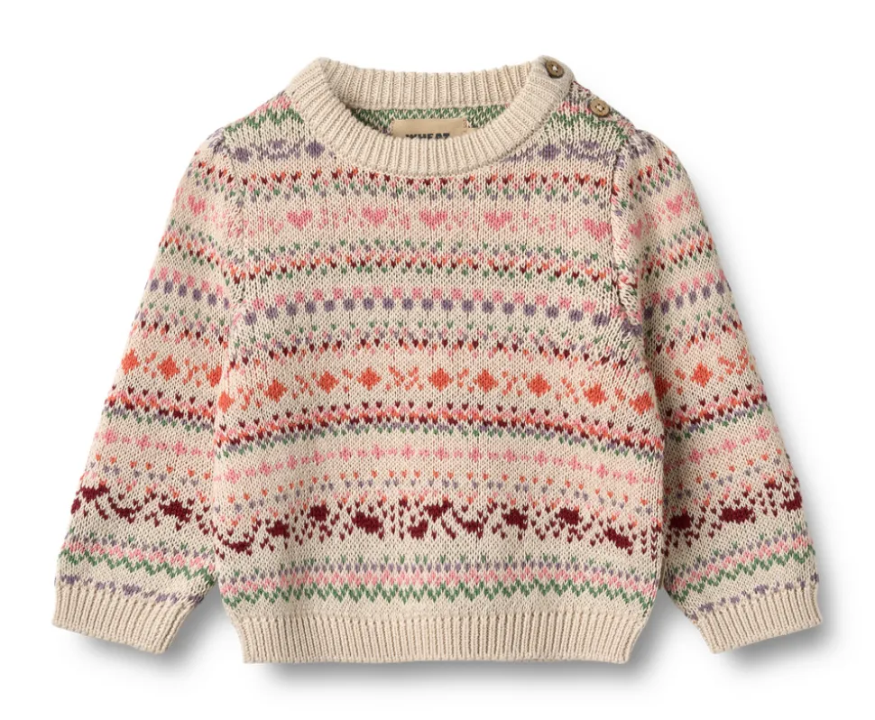 Olga Jacquard Pullover - Multi