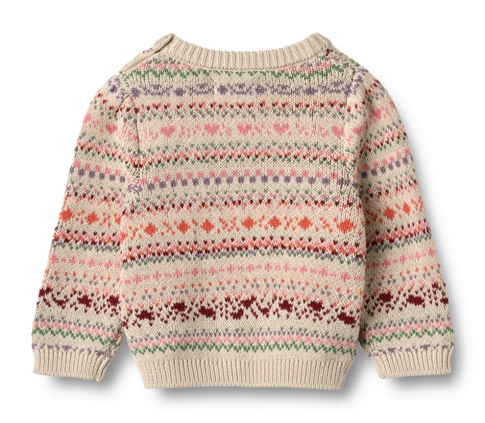 Olga Jacquard Pullover - Multi