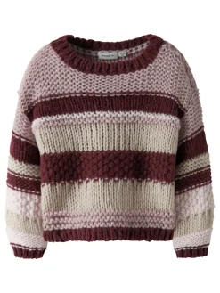 Oline Striktrøje - Burgundy