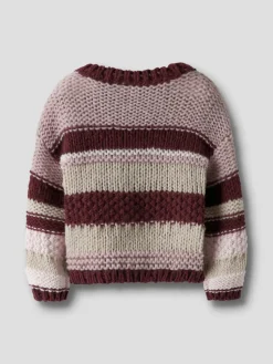 Oline Striktrøje - Burgundy