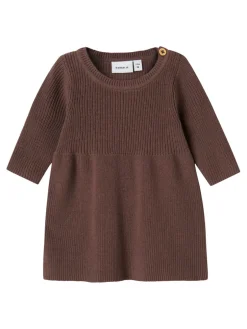 Olivina Strikkjole - Peppercorn