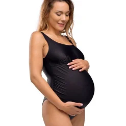 Original graviditets badedragt sort m