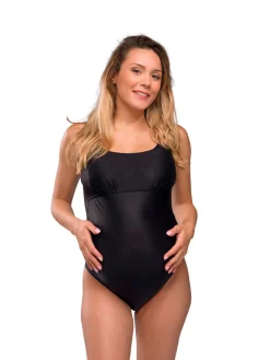 Original graviditets badedragt sort m