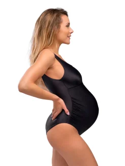 Original graviditets badedragt sort m