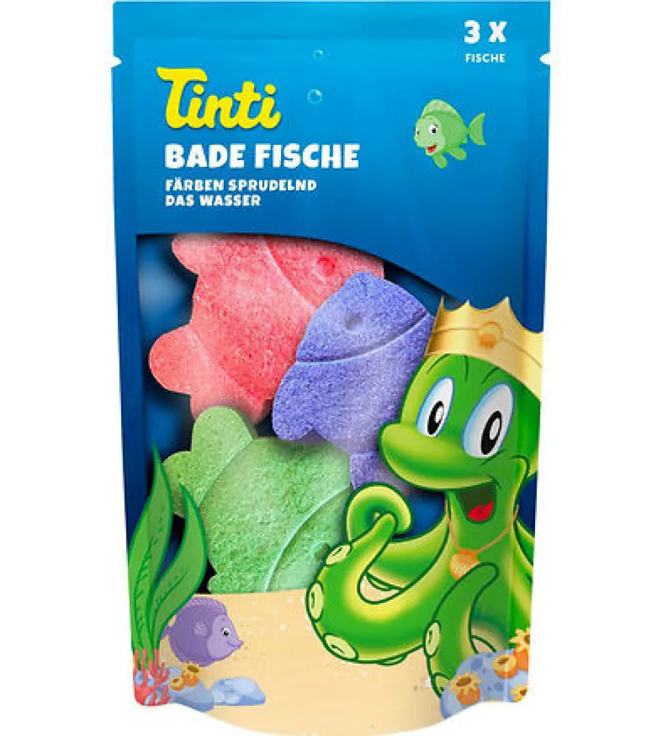 3-pak badefisk med farve