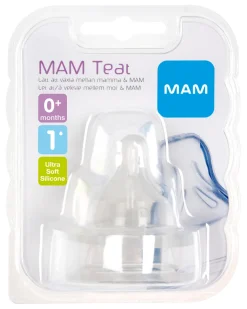 2-Pak Flaskesut Teat, Størrelse 1