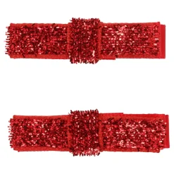 2-pak hårspænde - RØD