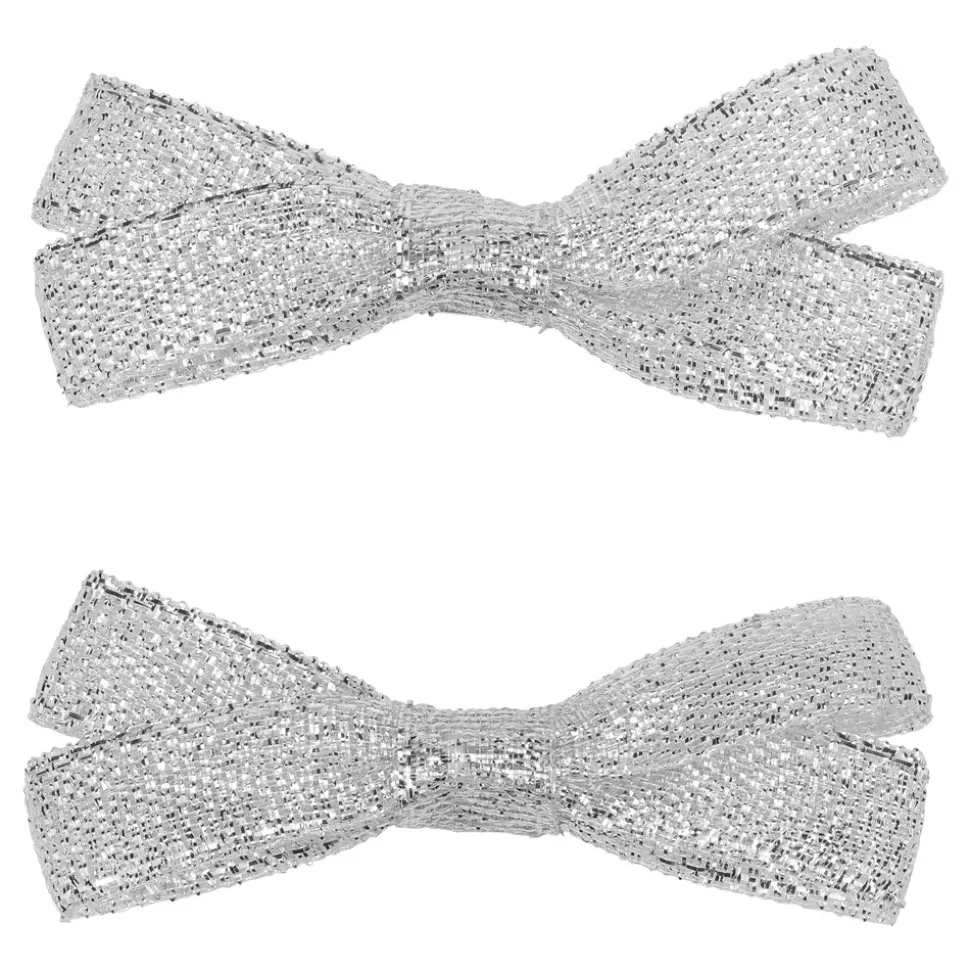 2-pak hårspænde - SØLV