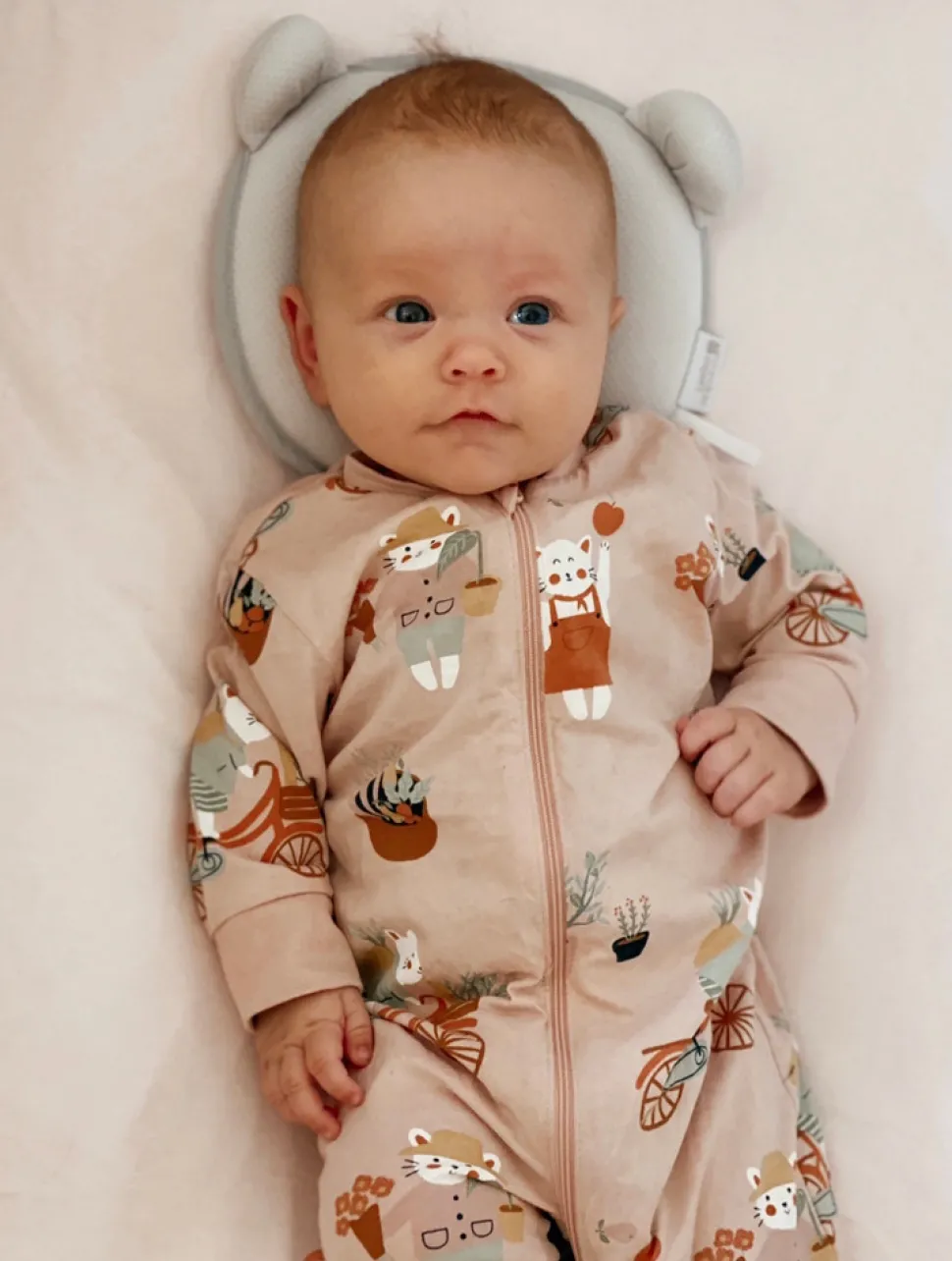 Panda Air Babypude - Grå